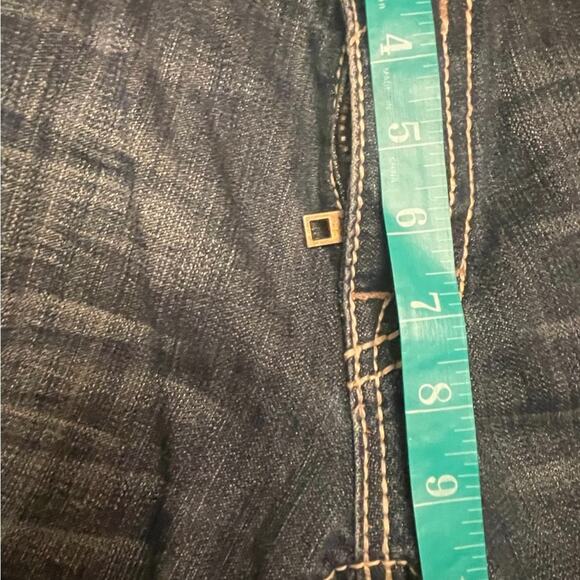 Rock Revival Jeans Mens 34 Casual Denim Embroided Distressed Boot Cut Pants - Picture 12 of 16